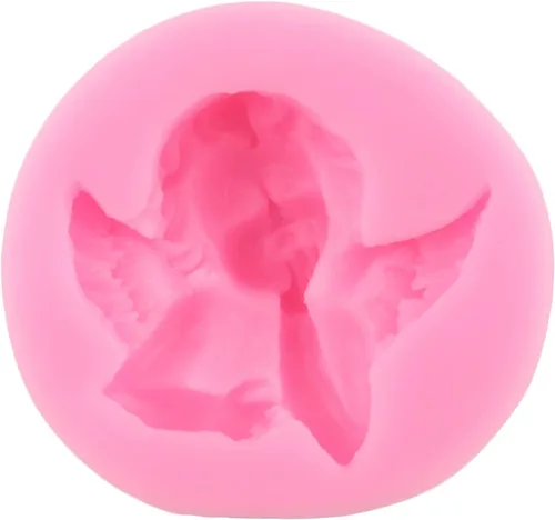 Miniatura 7 de ZiXiang Angel Baby - Moldes de silicona para decoración de pasteles, decoración de cupcakes, pasta de goma de mascar de chocolate, juego de 5