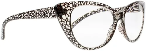 Miniatura 2 de Gafas de lectura de diseño de color gris y blanco para mujer con diseño de ojo de gato +1.00 ~ +4.00 Eyewears