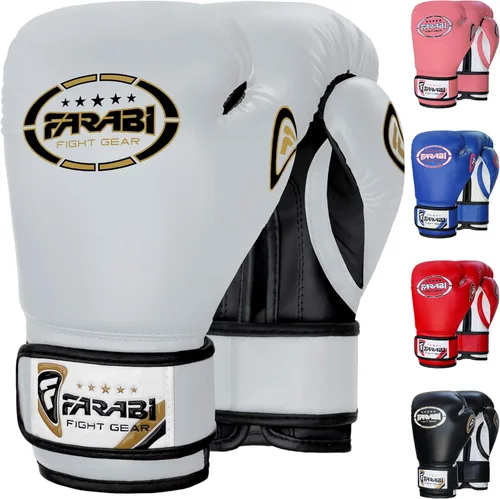Miniatura 14 de Farabi Sports Guantes de boxeo para niños de 4, 6, 8 onzas, guantes de boxeo para niños, guantes de boxeo juveniles, guantes de boxeo para niños