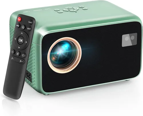 Proyector Native 1080P con WiFi y Bluetooth, proyector de películas con enfoque automático, compatible con teléfono/TV