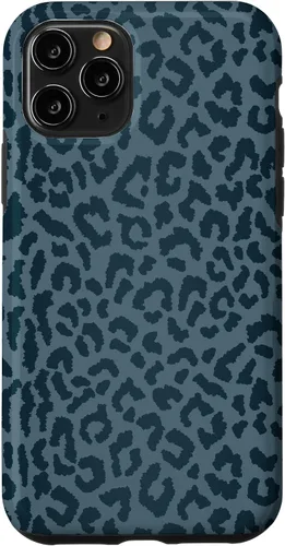 Miniatura 28 de iPhone 12/12 Pro Leopard Pacific Blue Phone-12 Pro & Pro Max Cheetah Skin Case