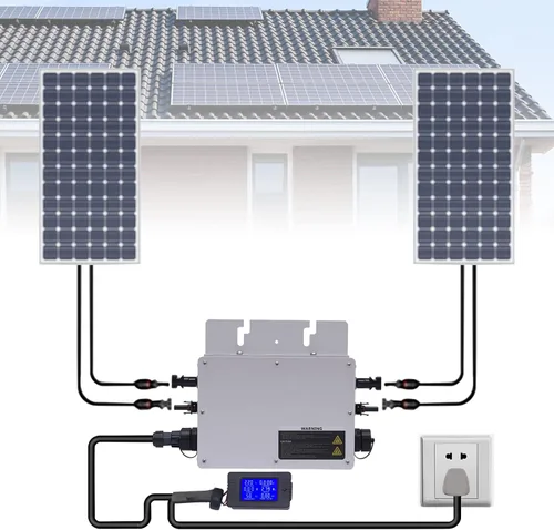 Miniatura 7 de 700W Solar Grid Tie Micro Inverter Micro Inversor Solar Grid Tie Microinversor Pantalla LCD IP65 Auto Enfriamiento IP65 Control Digital 3 Modo
