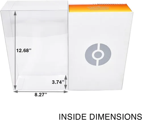 Miniatura 2 de Caja de visualización de plástico Platinum Protectors para la caja de colección Ultra Premium UPC de Charizard – Resistente a rayos UV y a arañazos