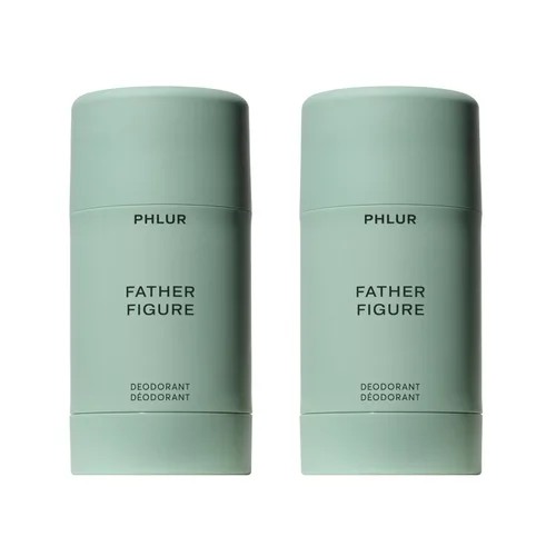 Miniatura 11 de PHLUR Father Figure Desodorante natural – 48 horas de protección contra olores sin bicarbonato de sodio y sin aluminio – Ácido salicílico, polvo