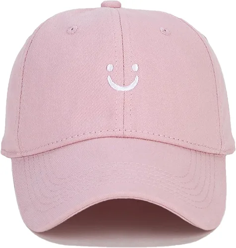 Miniatura 2 de Umeepar Gorra de béisbol con cara sonriente para mujeres y hombres, ajustable, de perfil bajo, de algodón, sin estructura, para papá