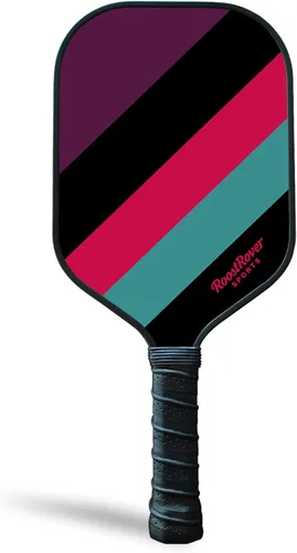 Miniatura 9 de Paletas de pickleball T700 de fibra de carbono cruda con núcleo de panal de polipropileno de 0.630 in para control y giro, punto dulce grande, pala