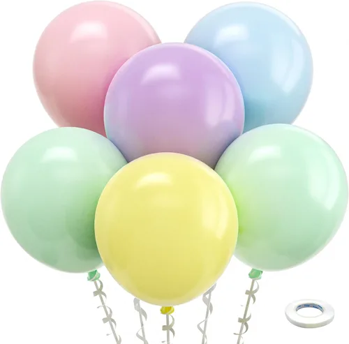 Miniatura 90 de Bezente - Globos de 12 pulgadas de látex con confeti para bodas, graduaciones, despedidas de soltera y cumpleaños, aptos para helio, dorado, 60