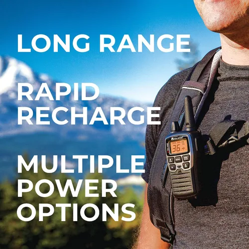 Miniatura 3 de Midland T77VP5 X-TALKER Walkie-Talkie de largo alcance FRS de dos vías para acampar, exploración al aire libre, escaneo y alerta del clima NOAA +