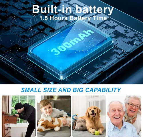 Miniatura 7 de Cámara de batería inalámbrica Wifi más pequeña, HD1080P Mini cámara de seguridad, cámara portátil para monitor de bebé