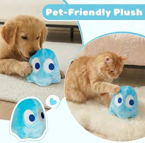 Miniatura 3 de Pingong Peluche fantasma azul, 6 pulgadas, animal de peluche suave, regalo de cumpleaños para niños y niñas