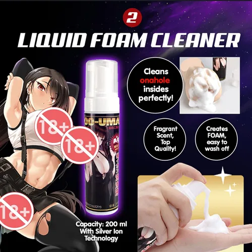 Miniatura 3 de Limpiador de juguetes sexuales 3 en 1, kit de cuidado para juguetes sexuales, polvo de protección de juguetes sexuales, limpiador de espuma