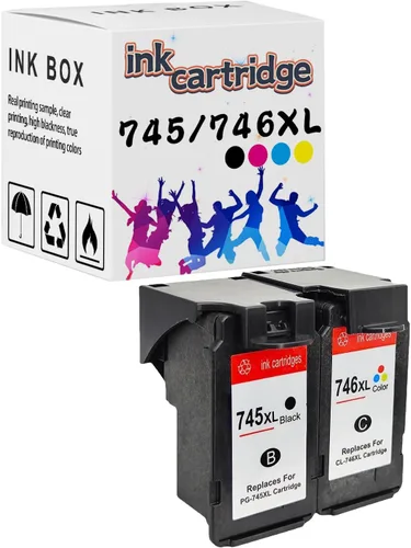 Miniatura 10 de 745XL 746XL Cartuchos de tinta de súper alto rendimiento compatible para Canon 745XL 746XL para MG2400 MG2500 MG2470 MG2570 MG2580 MG2970 IP2870