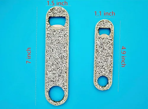 Miniatura 4 de Abrebotellas de cerveza, abridor de botellas de diamantes brillantes para cerveza, lata, soda, abrebotellas personalizado para bares, fiestas
