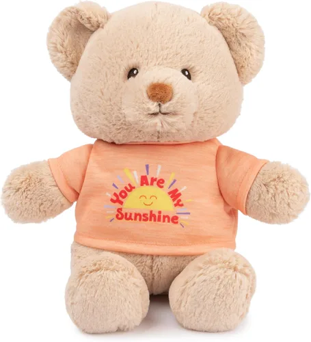 Miniatura 11 de GUND "Be Brave" Oso de Mensaje Sostenible con Camiseta Azul, Oso de Peluche Hecho de Materiales 100% Reciclados para Edades de 1 Año en Adelante