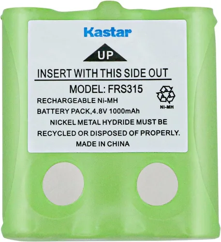 Kastar Paquete de 1 batería de radio bidireccional de 4.8 V 1000 mAh de repuesto para Cobra FRS100 FRS1042 FRS104 FRS1102MFVP FRS1102SB FRS110