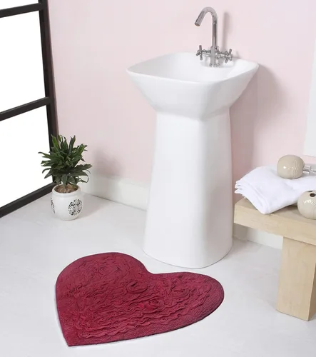Miniatura 97 de Home Weavers Bell Flower Collection - Tapetes de baño copetudos 100 % algodón, extrasuaves y absorbentes, antideslizantes, lavables a máquina, lino