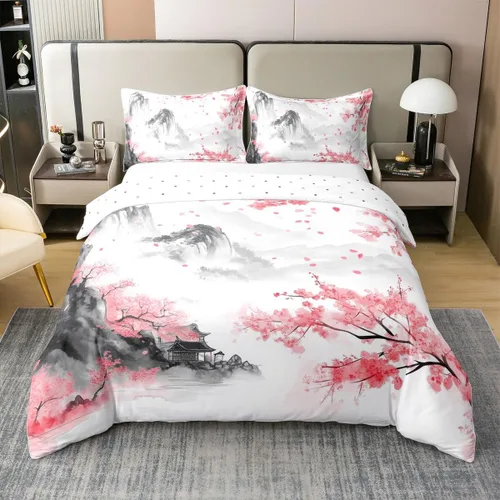 Miniatura 22 de jejeloiu Cute Mushroom Decor Duvet Cover 100% Cotton for Kids Boys Girls Twin Size Botanical Plants Bedding Set Cartoon Mushrooms Comforter Cover