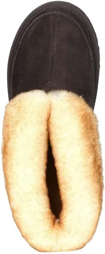 Miniatura 2 de Pantuflas de oveja para hombre, botines de tobillo para interiores y exteriores con espuma viscoelástica