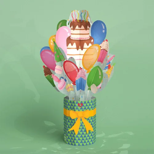 Miniatura 13 de Lovepop Ramo de Flores de Papel Desenfundable de Todos los Días para Ella y Él - Tarjetas de Felicitación 3D para Niños, Niñas, Hombres, Mujeres