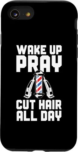 Miniatura 13 de iPhone 11 Pro Max Barbershop Wake Up Pray Cut Hair All Day Barbershop
