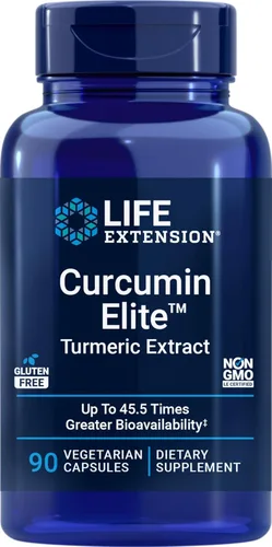 Life Extension Extracto de cúrcuma Curcumin Elite, 90 cápsulas vegetales
