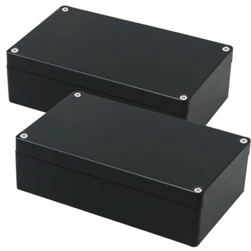 Miniatura 23 de Caja de conexiones, Caja de proyectos Zulkit IP65 impermeable para exterior cajas de plástico ABS Cajas eléctricas electrónicas negras 10.4 x 7.2 x