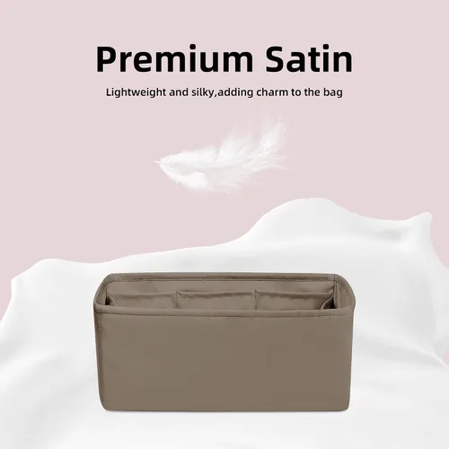 Miniatura 3 de DGAZ Organizador de bolsa, organizador de bolso de seda, organizador de bolsos y organizador de bolsas Simplicity, se adapta a Kelly mini Imini