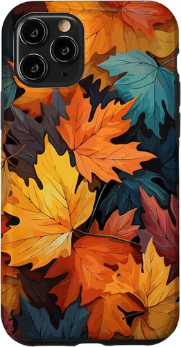 Miniatura 29 de Colorful Leaves Otoño y Otoño Tema, Otoño Color Funda para iPhone 17
