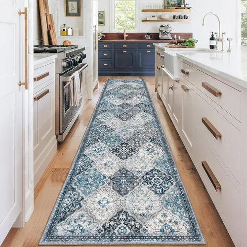 Miniatura 86 de KILOCOCO Alfombra de Pasillo 2x6, Alfombra de Pasillo Marroquí Súper Suave Lavable para Pasillo de Entrada, Alfombra de Cocina de Pasillo de Lana
