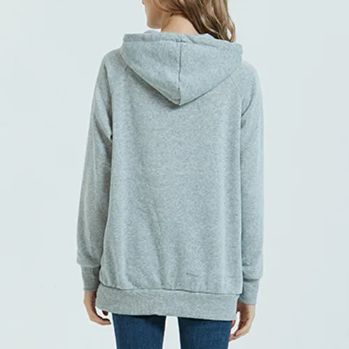 Miniatura 6 de Sudadera con capucha grande para mujer, con bolsillo grande, para gatos y perros