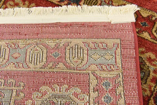 Miniatura 14 de Unique Loom Sahand Collection - Alfombra tradicional geométrica roja (2 pies 2 pulgadas x 3 pies)