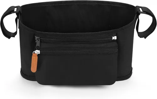 Miniatura 2 de Accmor Organizador universal para cochecito con bolsa desmontable para teléfono, organizador de cochecito, accesorios para Uppababy, Baby Jogger
