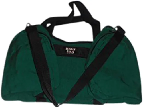 Miniatura 12 de Bolsa de lona triple grande con apertura en U, bolsillo frontal y dos compartimentos laterales, perfecta bolsa de cabina fabricada en Estados Unidos.