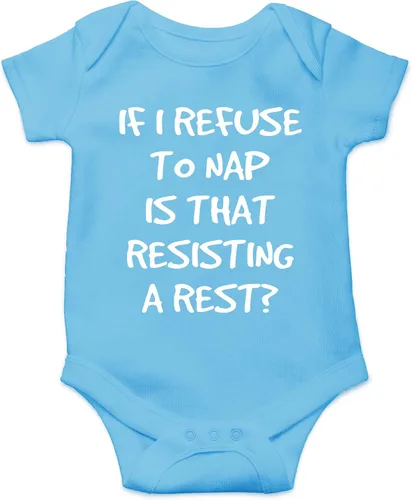 CBTwear If I Nap Is That Resisting Baby Bodysuit Adorable Boy Girl Romper Ropa