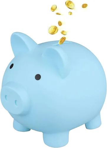 Miniatura 3 de Naysku Bonita alcancía, bonita alcancía de plástico, hucha irrompible, caja de dinero de ahorro de plástico para niños y niñas, caja de monedas