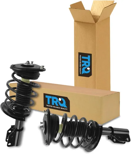 Miniatura 319 de TRQ Conjunto de Amortiguador y Resorte Delantero Cargado con Resorte Helicoidal Pre-ensamblado Compatible con Jeep Cherokee Limited AWD 14-22 Sin