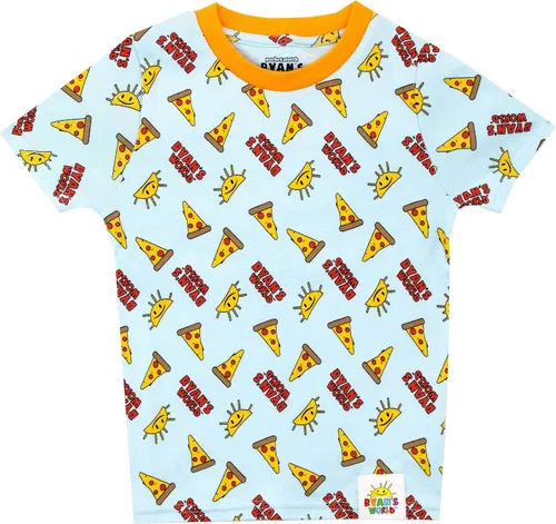 Miniatura 2 de RYAN'S WORLD Pijamas para niños, Azul Patchwork, 2T