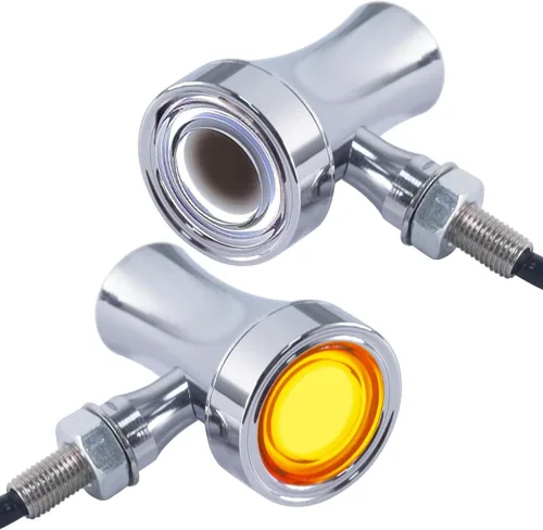 Miniatura 14 de FATECIM 2X Luces Traseras LED para Motocicleta, Señales de Giro, Luces de Marcha, Luz de Freno, Señal de Giro Trasera, Indicador de Señal de Giro