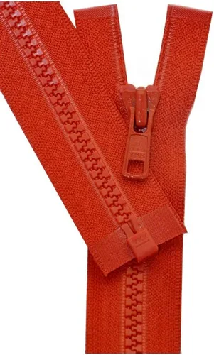 Miniatura 6 de YKK Cremallera Vislon de 22 pulgadas, 5 separadores de plástico moldeado, peso medio por cada uno (color seleccionado) (rosa azafrán - 806)