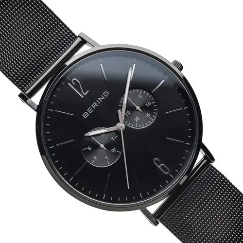 Miniatura 4 de BERING Men Analog Quartz Classic Collection Watch with Stainless Steel Strap & Sapphire Crystal 14240-XXX