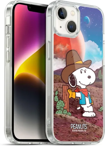 Miniatura 45 de Head Case Designs Funda de gel con licencia oficial de Peanuts Nebula Cactus Needles Snoopy Space Cowboy [protección de grado militar] compatible
