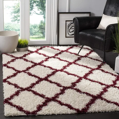Miniatura 8 de Safavieh - Dallas Shag Collection SGD257A - Alfombra de área con diseño de enrejado de 10 x 14 pies