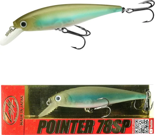 Miniatura 30 de Señuelos de pesca LUCKY CRAFT Pointer 78SP, señuelos de lubina y trucha de agua dulce de 3", suspensión de 4 pies a 5 pies de profundidad, Jerkbait