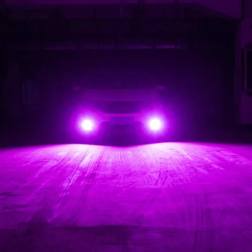 Miniatura 7 de Bombillas LED antiniebla H8 H11 de repuesto para automóviles súper brillantes 6000 K rosa 5730 33SMD para luces de circulación diurna DRL 12 V-2