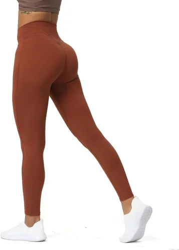 Miniatura 19 de Aoxjox Leggings de entrenamiento de cintura alta para mujer, pantalones de yoga Trinity, 26.5 pulgadas Negro