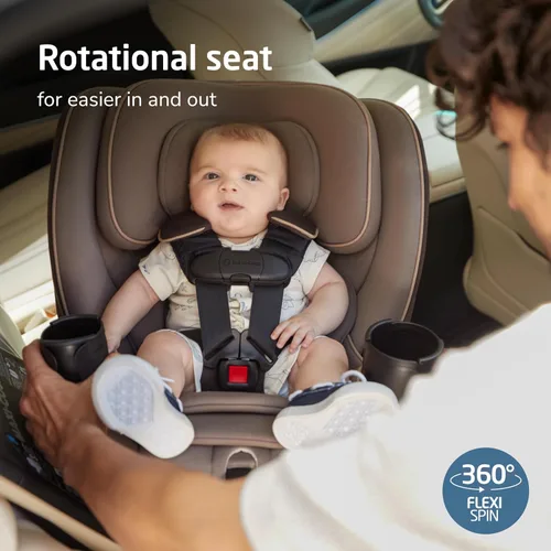 Miniatura 3 de Maxi-COSI Andi 360 Asiento de Coche Convertible Todo en Uno para Bebé, Orientado hacia Atrás, Asiento Elevador para Bebé y Niño Pequeño Orientado