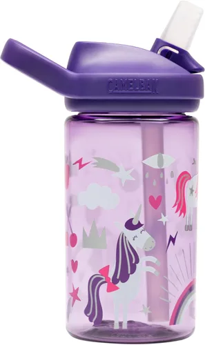 Miniatura 87 de CamelBak Eddy+ Kids Water Bottle with Bite Valve Straw, Leak‑Resistant Easy‑Sip Design for Everyday Hydration, 14oz Kids Animales de la selva