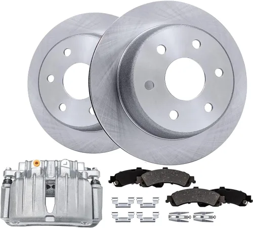 Miniatura 27 de Detroit Axle - Rotores de freno para Ford Mustang 2015 2016 2017 2018 2019 2020 2021 2022 2023 Rotores de freno de disco 2016 2017 2018 2019