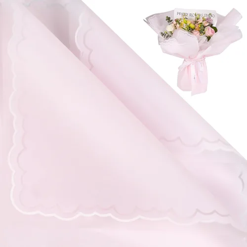 Miniatura 33 de FUHITIM - 20 hojas de papel impermeable para suministros de florista, envoltura de ramos de flores y regalos de bodas, cumpleaños, bricolaje
