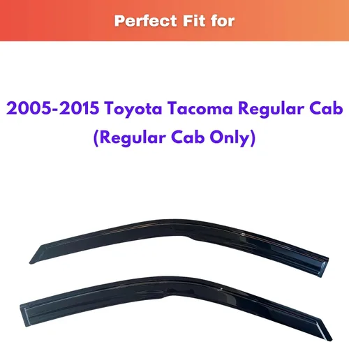 Miniatura 405 de KPY Visor de ventana compatible con Kia Soul 2009-2013, Protector contra lluvia de 4 unidades, deflectores de ventilación de ventana lateral